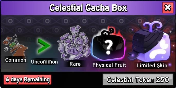 Celestial Gacha Box in Blox Fruits
