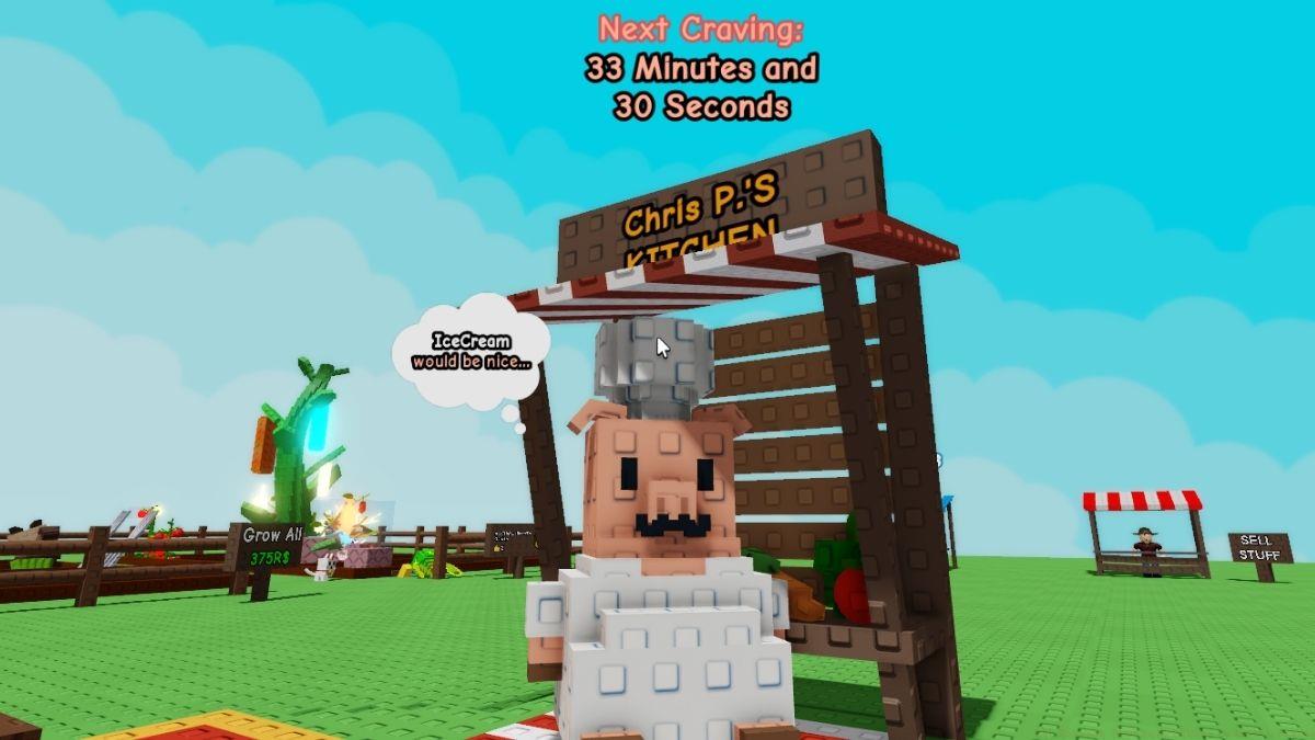 Chris P NPC Grow a Garden