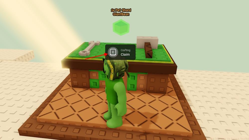 Claim GiantBean pet shard