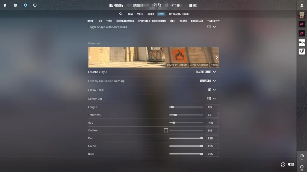 Counter-strike-2-Screenshot-20240324---08234162 – CS2 Guide crosshair settings cs2