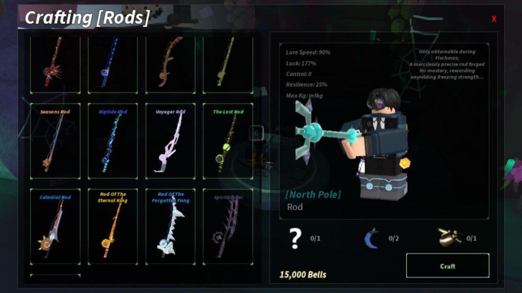 Crafting ingredient for the North Pole Rod in fisch