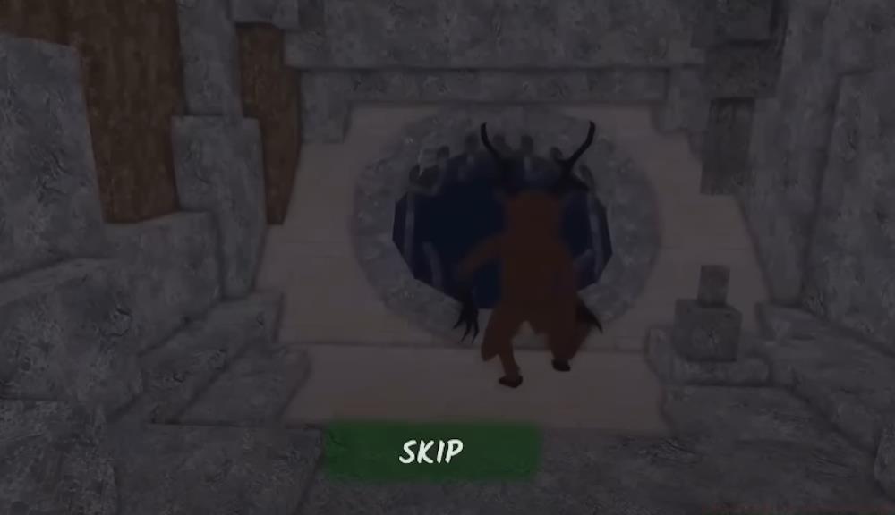 Deer monster leaving in 99 Nights in the Forest