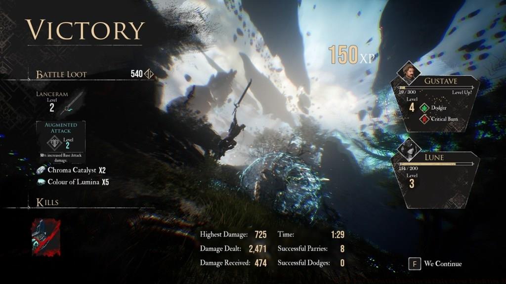 Defeating Chromatic Lancelier boss in Clair Obscur Expedition 33