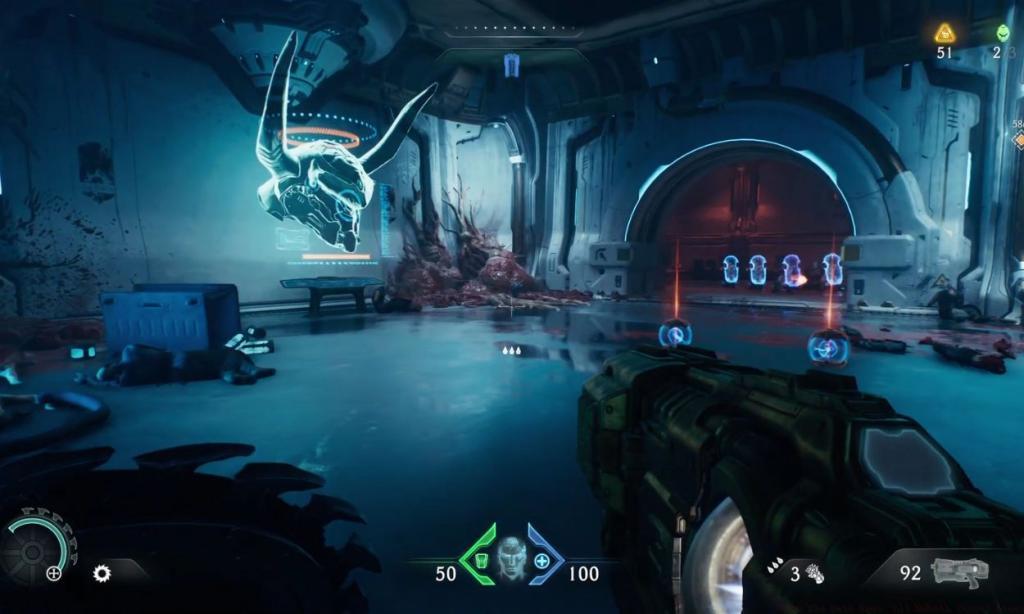 Hologram in Doom The Dark Ages