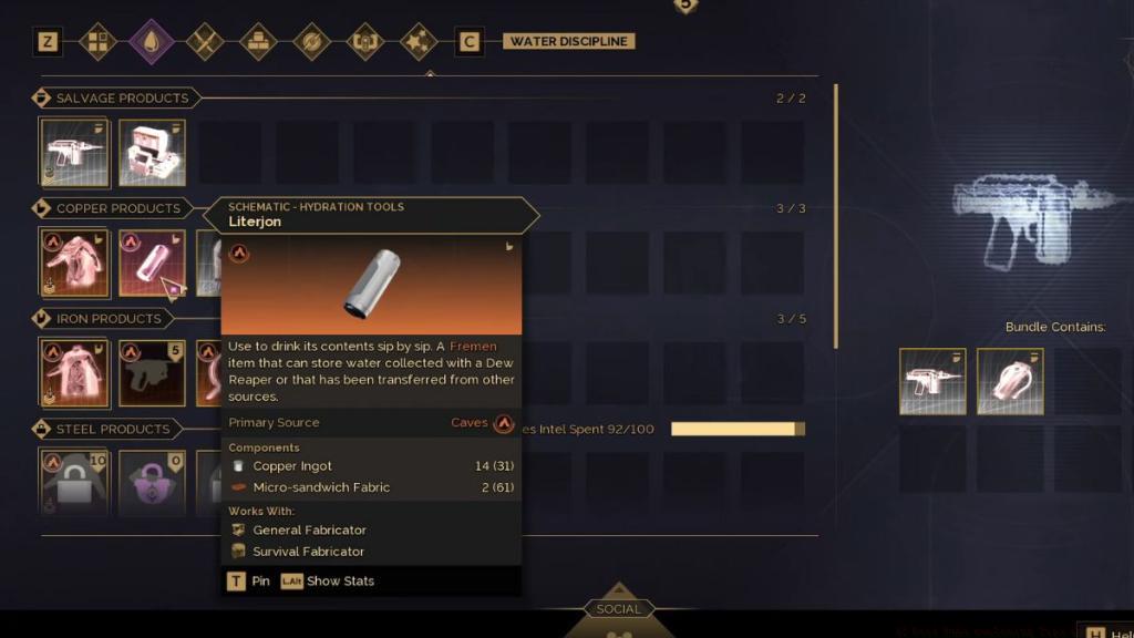 Literjon in Dune Awakening