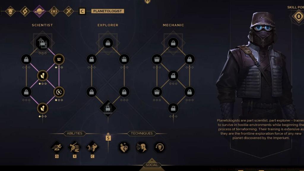 Planetologist skill tree in Dune Awakening 
