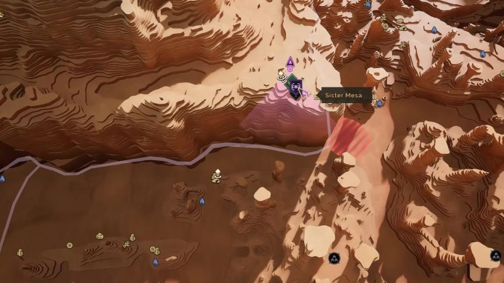 Dune Awakening Sister Mesa Trainer Map Location