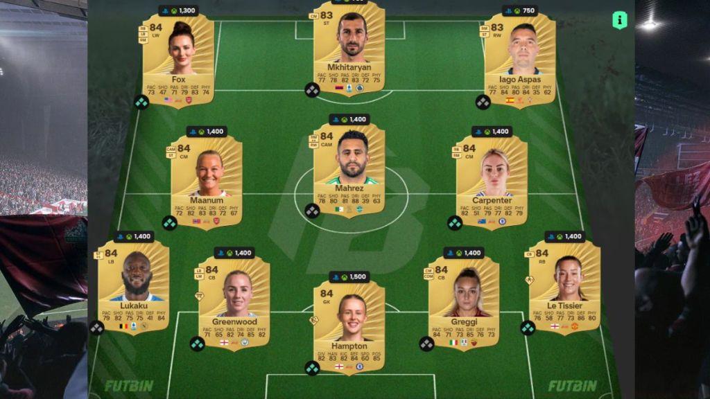 EA FC 26 Nico Paz SBC Squad 1