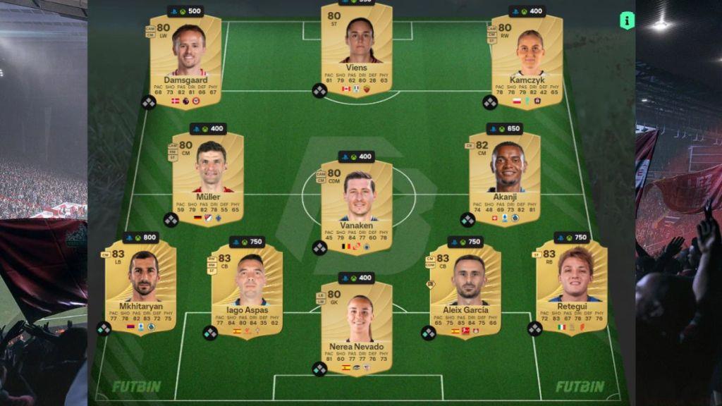 EA FC 26 Nico Paz SBC Squad 3