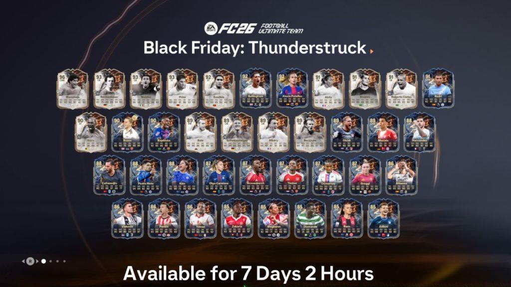 EA FC 26 Thunderstruck Full Squad Release