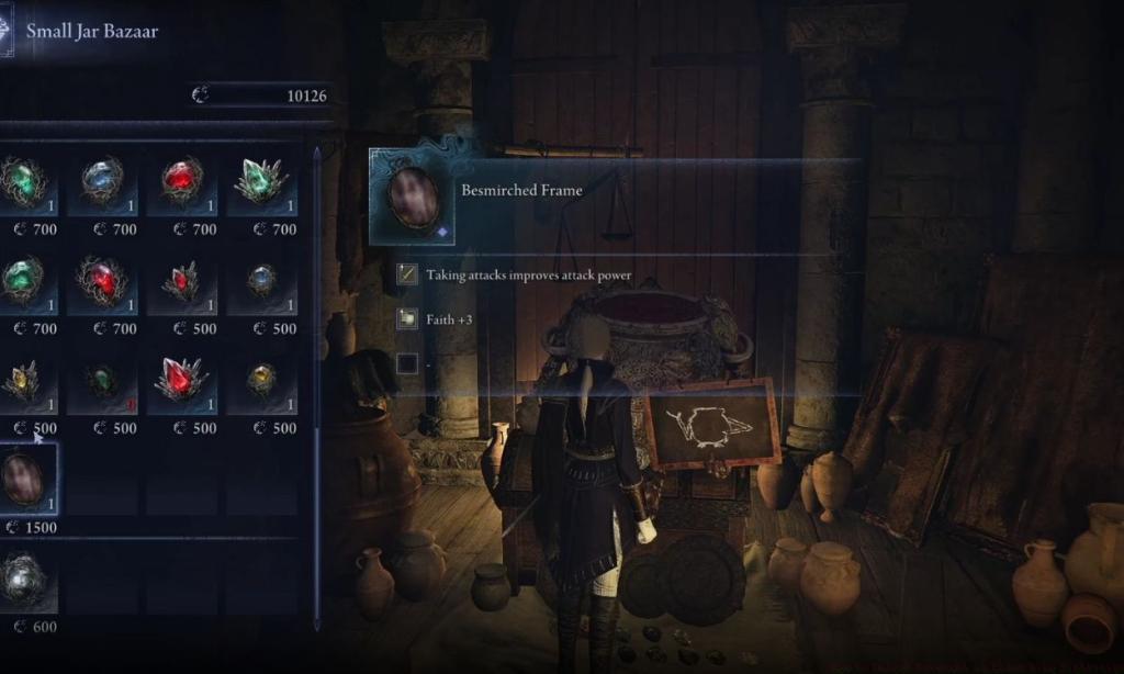 Besmirched Frame item in Elden Ring Nightreign