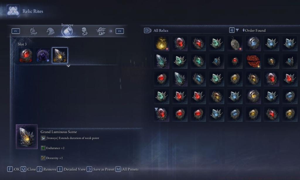 Best Relics for Ironeye in Elden Ring Nightreign