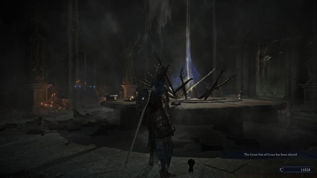 Dark Great Site of Grace in Elden Ring Nightreign