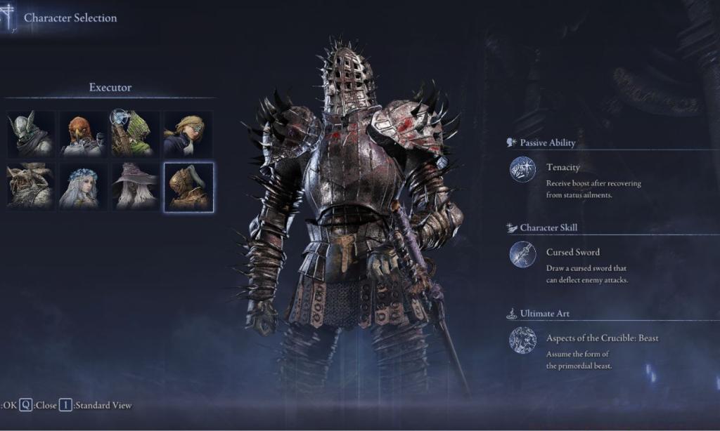 Elden Ring Nightreign Executor Character Class