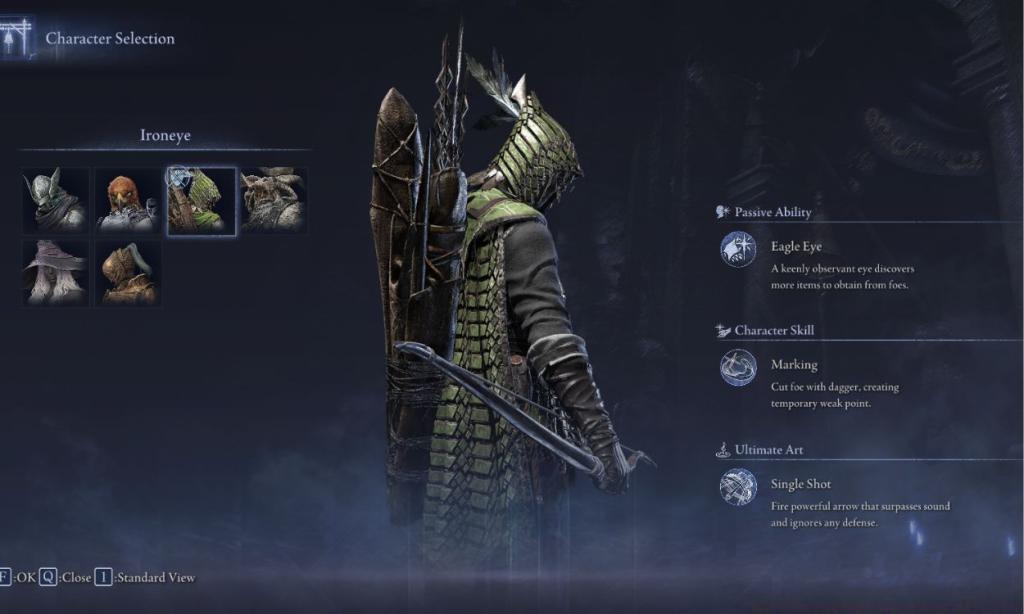 Elden Ring Nightreign Ironeye Character Class
