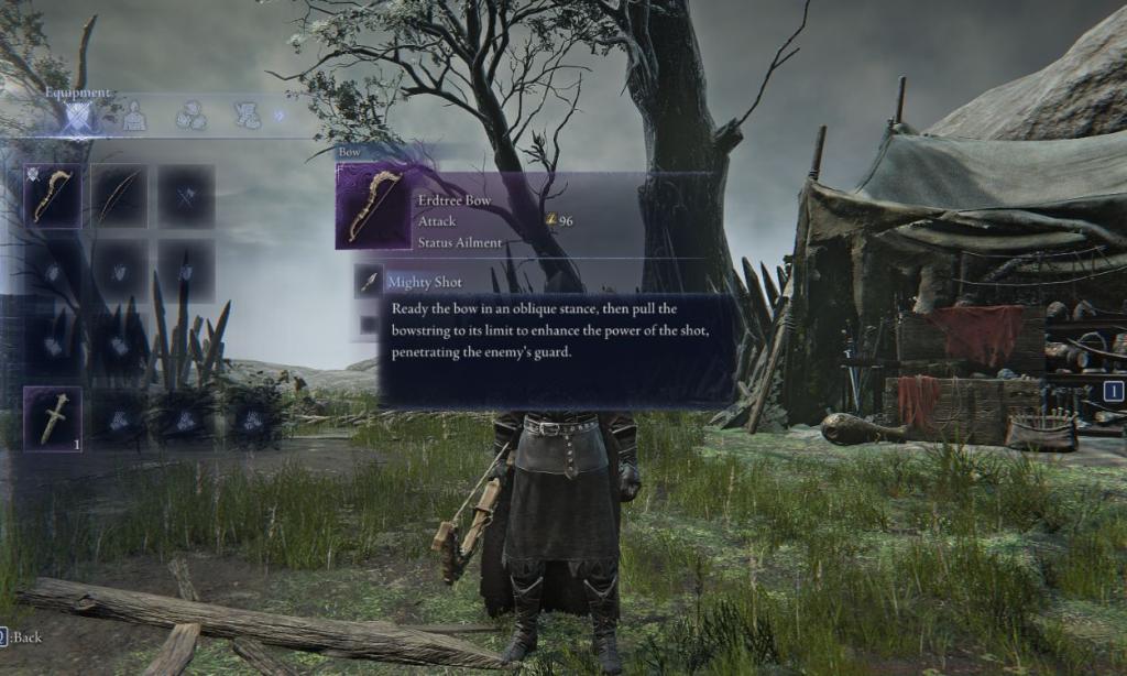 Elden Ring Nightreign Ironeye Erdtree Bow