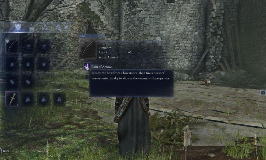 Elden Ring Nightreign Ironeye Rain of Arrows Weapon Art