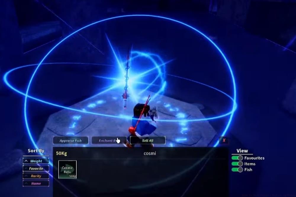 Enchant Using Cosmic Relic Fisch