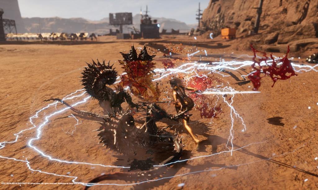 Eve fighting Naytibas