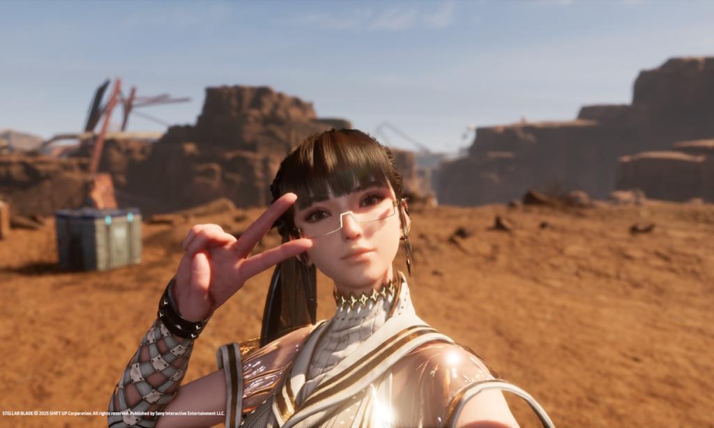 Eve posing for a picture