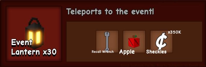 Event Lantern Recipe Grow a Garden