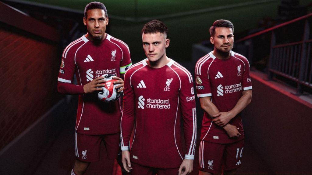 Virgil van Dijk, Alexis Mac Allister, and Florian Wirtz in FC 26