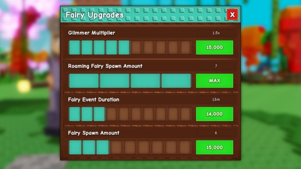 Fairy Upgrade Guide in Grow a Garden