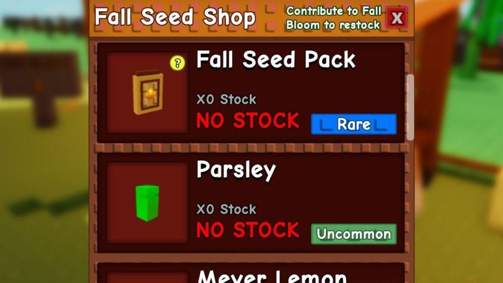Fall Seed Shop Catalog Grow a Garden