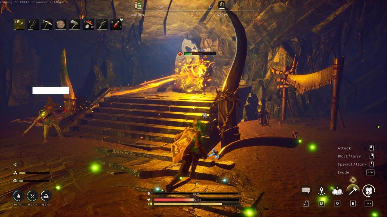 Fighting Garou Druid in Goblin Diplomacy quest in RuneScape DragonWilds