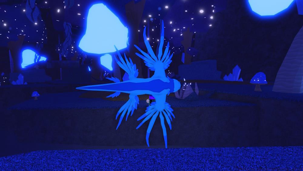 Fisch Colossal Blue Dragon in hand