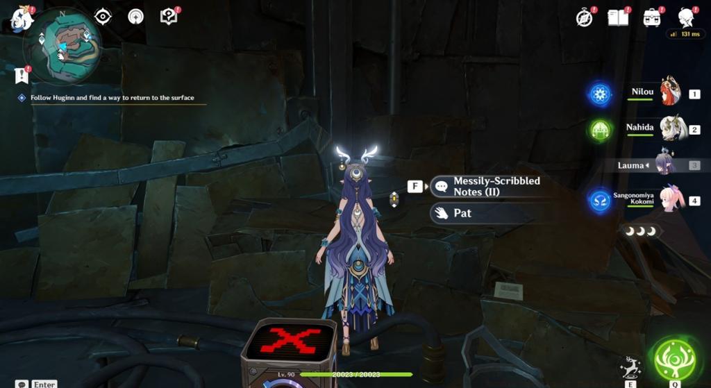 Follow Huginn and Find a Way to Return to The Surface Genshin Impact