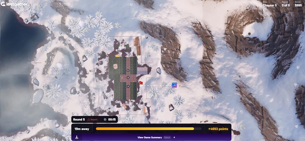 Fortnite Geoguessr results