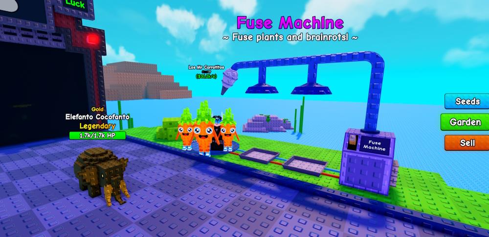 Fuse Machine use Plants vs Brainrots