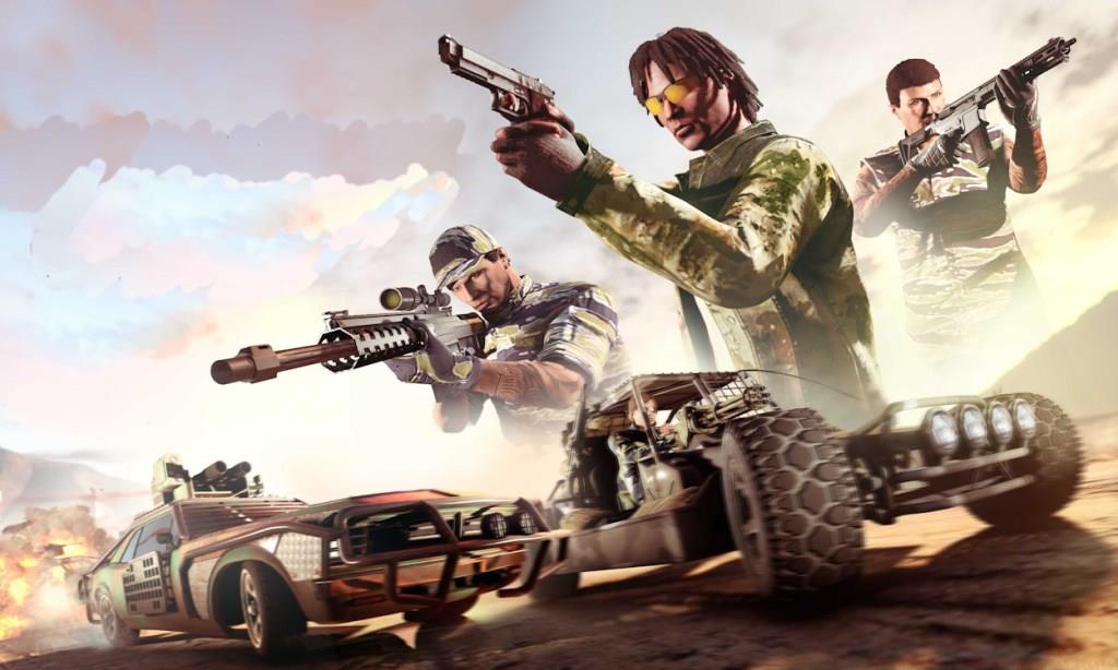 GTA 5 Online guns and mounted weapons