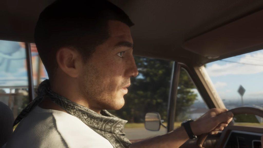 GTA 6 picture of Jason driving the car