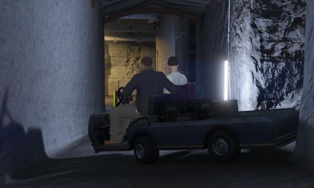 Interior of the Grand Senora Desert Bunker in GTA Online