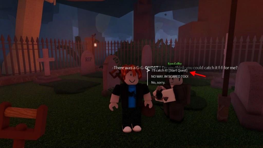 Ghostbuster start quest