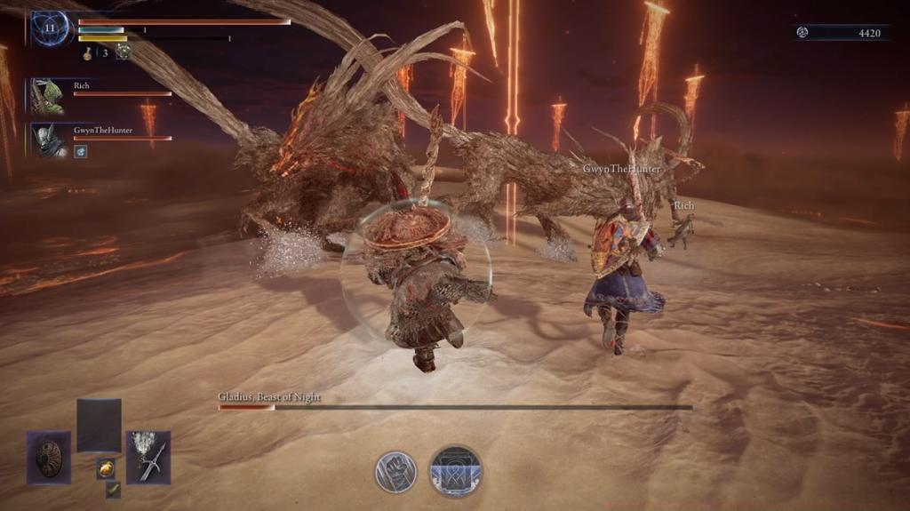 Gladius Beast of Night Splits Up into three wolves