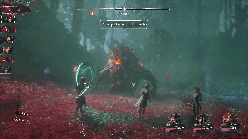 Goblu melee combo attack's dodge timing in Clair Obscur Expedition 33