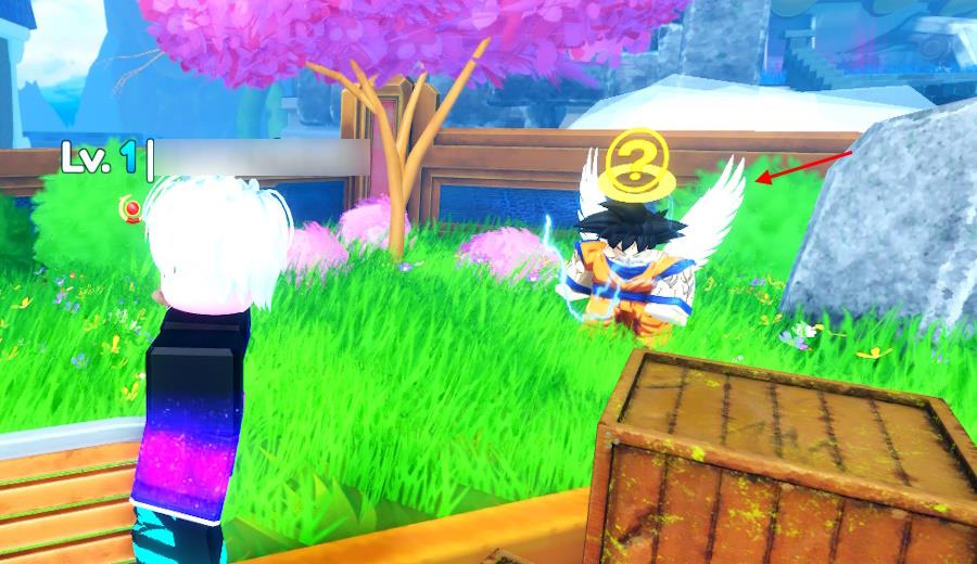 Goku NPC in ASTDX for ascend