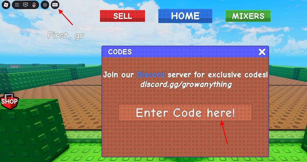 Grow Anything codes redeem