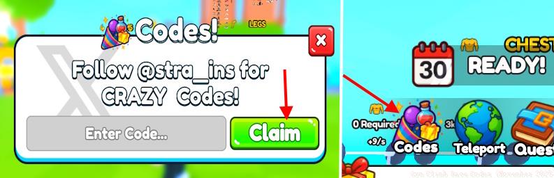 Gym Climb Race Codes redeem