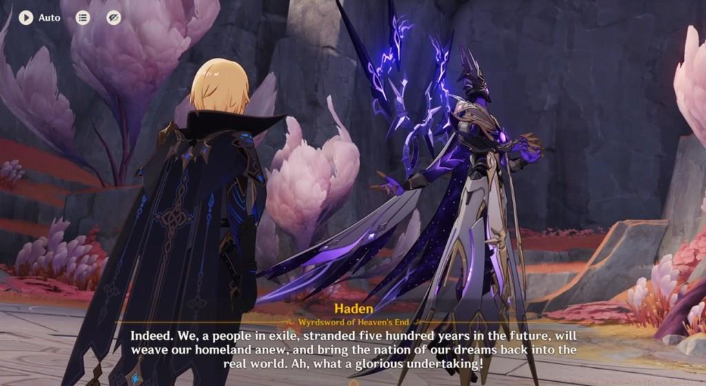 Haden revealing the plan of Abyss Order to revive Khaenri'ah