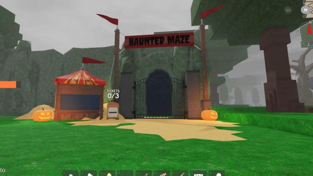 Haunted Maze Location