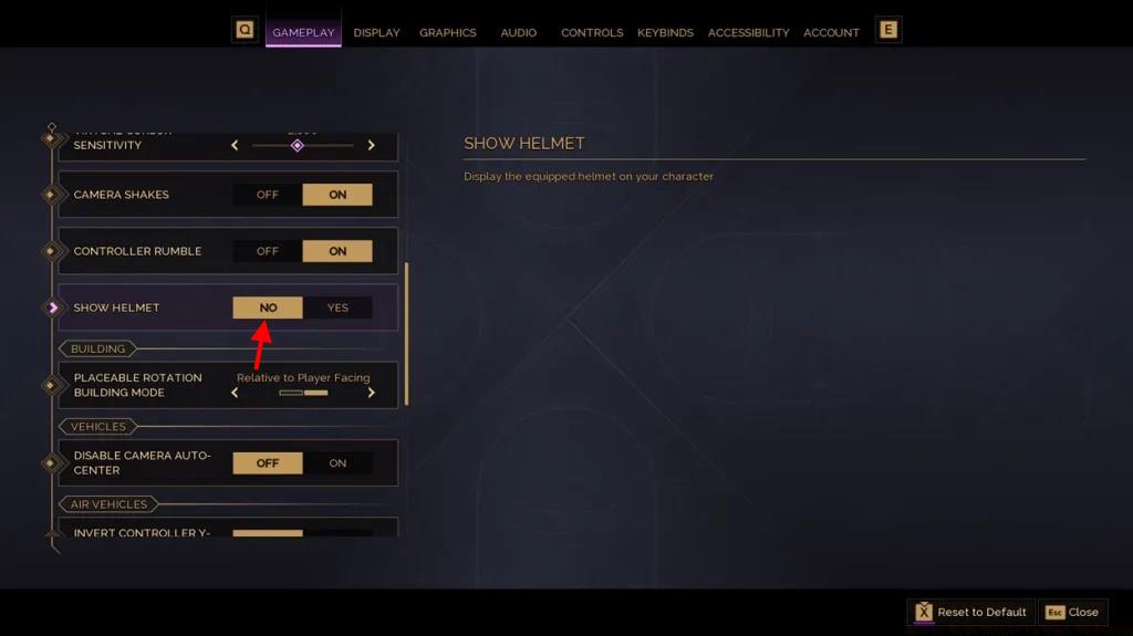 Hide Helmet Dune Awakening