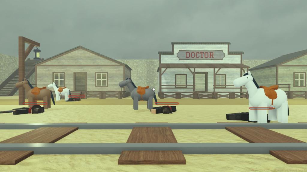 Horses with Outlaws dead rails