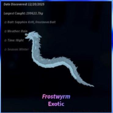 How to Catch Frostwyrm in Fisch
