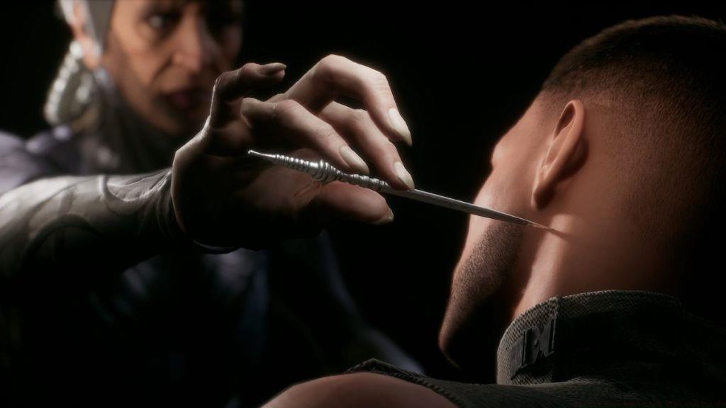 Character creation cutscene in Dune Awakening