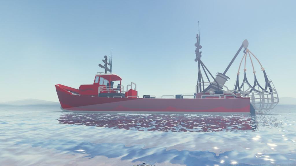 Huge Utility Boat Fisch