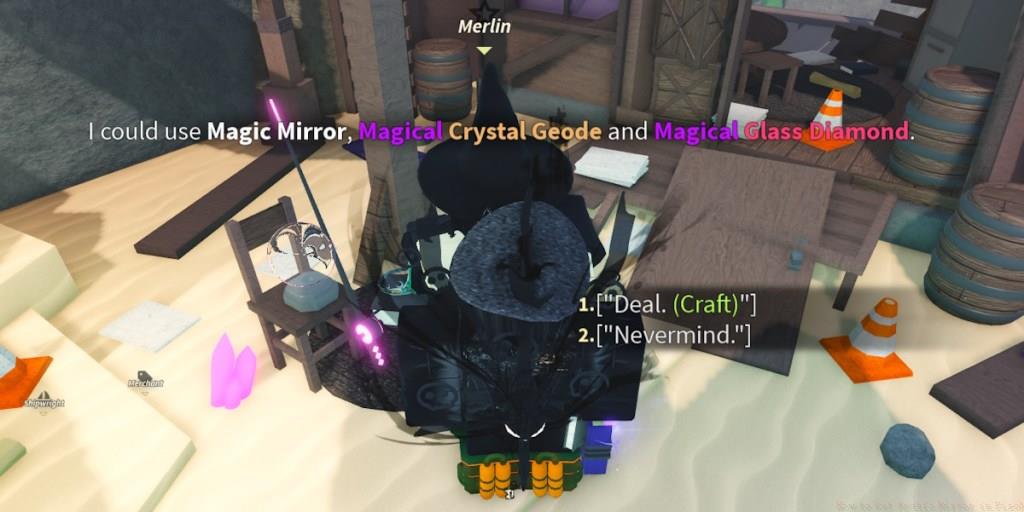 Items needed for Mystic Mirror Fisch